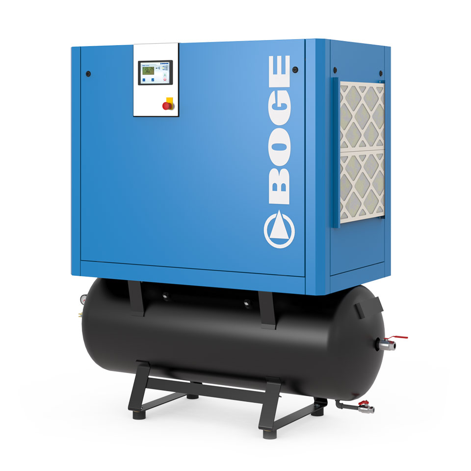 BOGE C-2 F sarja 11 – 22 kW taajuusmuuttaja ruuvikompressori